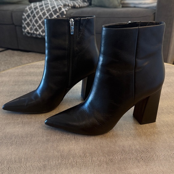 Marc Fisher Black Gritana Boots Booties Black - Picture 1 of 12
